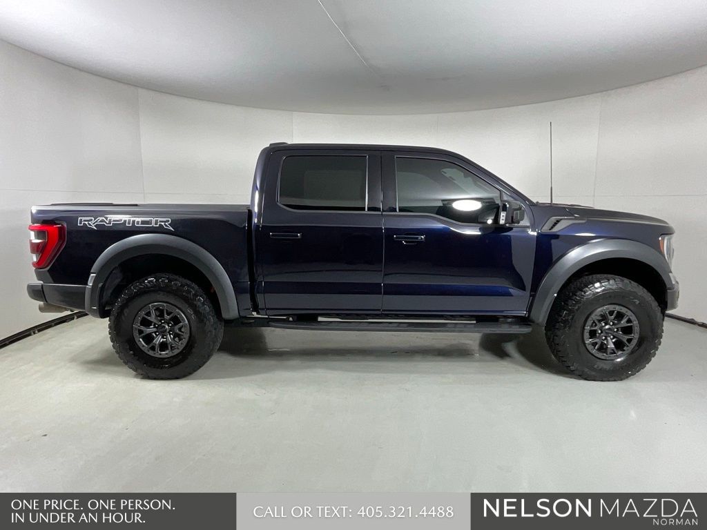 Used 2021 Blue Ford Raptor image 8