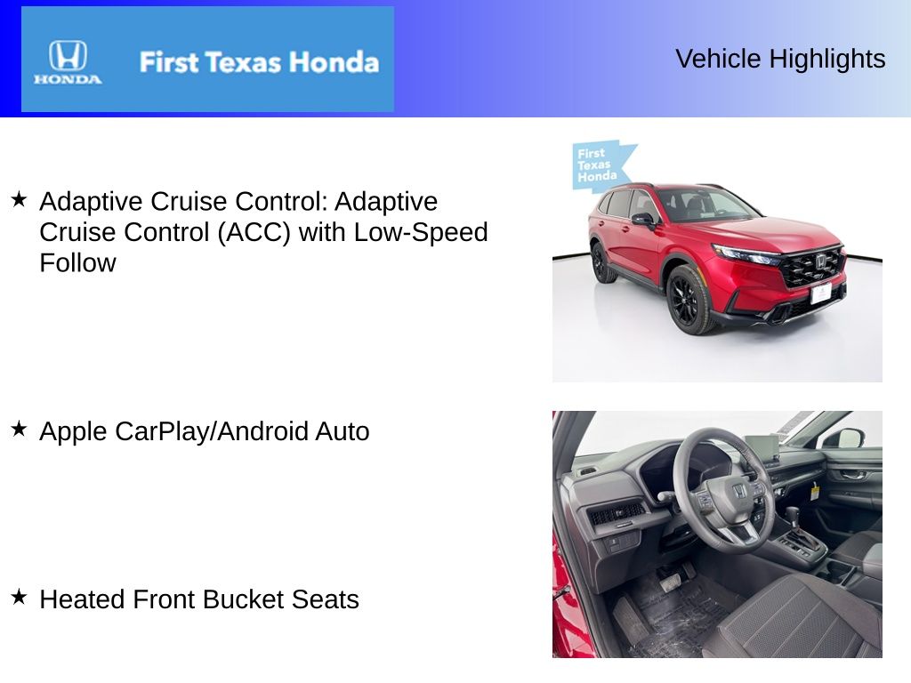 Used Car 2025 Honda Cr-v Hybrid  Wagon 4 Dr. Sport All Wheel Drive For Sale In Austin, Texas
