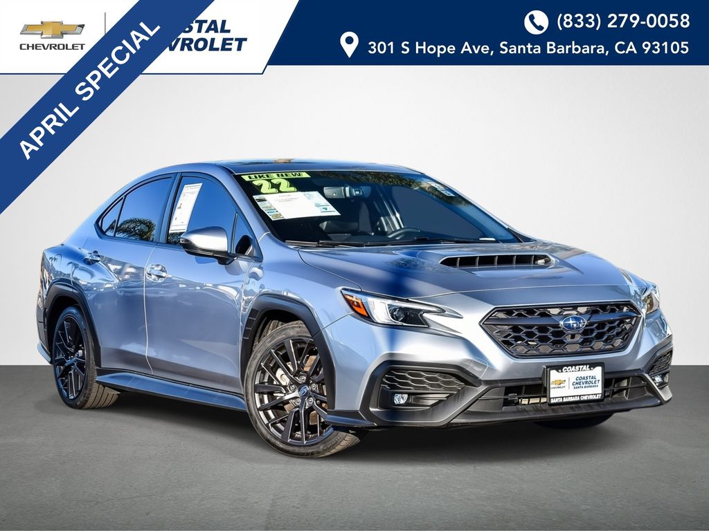 Ice Silver Metallic 2022 Subaru WRX Limited AWD Sedan All-Wheel Drive 6-Speed Manual