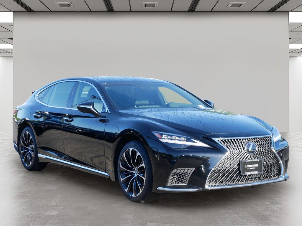 Black (Obsidian) 2023 Lexus LS 500 AWD Sedan All-Wheel Drive Automatic
