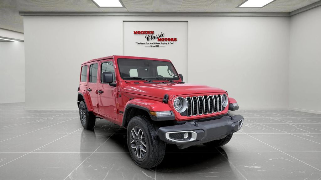 Firecracker Red Clearcoat 2025 Jeep Wrangler SUV / Crossover Four-Wheel Drive 8-Speed Automatic