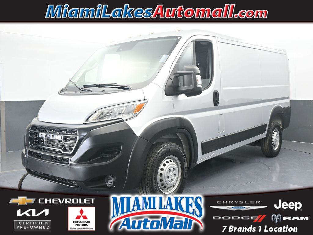 Bright Silver Clearcoat Metallic 2025 RAM ProMaster Van 9-Speed Automatic