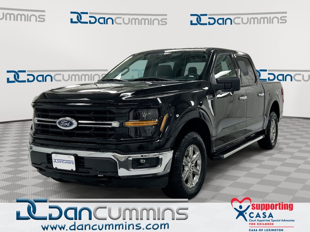 Black Metallic 2025 Ford F-150 Pickup Truck Four-Wheel Drive Automatic