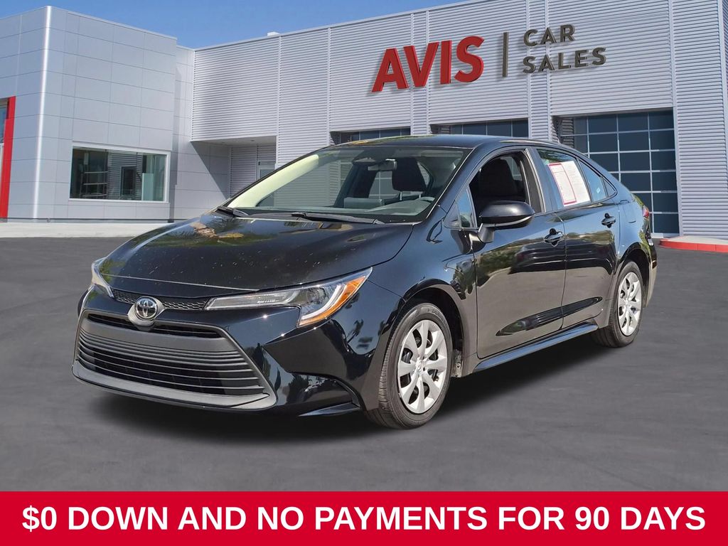 Black 2025 Toyota Corolla Sedan Front-Wheel Drive Continuously Variable Transmission