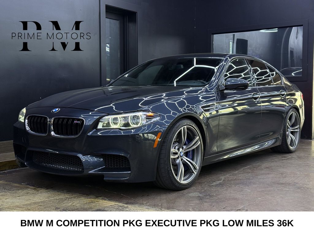 Gray Metallic 2015 BMW M5 Sedan Rear-Wheel Drive 7-Speed Automatic