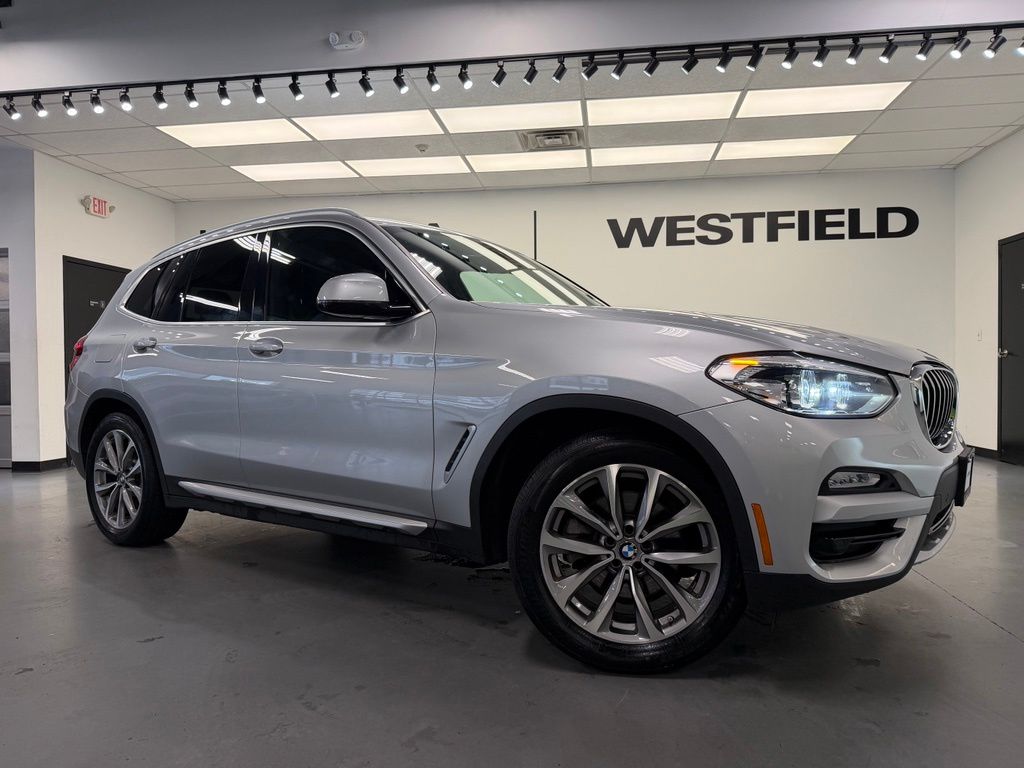 Glacier Silver Metallic 2019 BMW X3 SUV / Crossover All-Wheel Drive 8-Speed Automatic