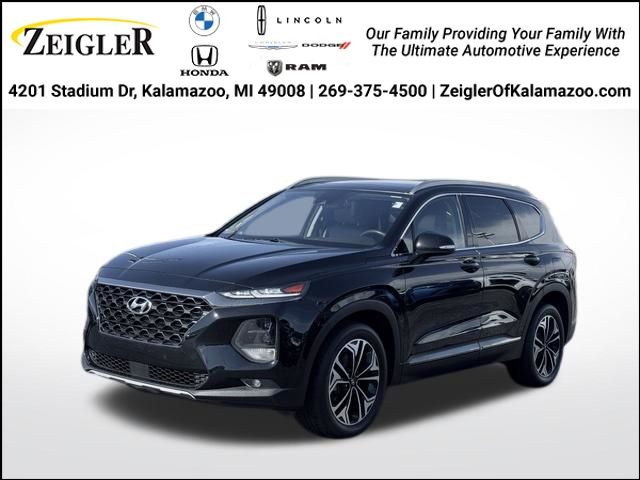 Twilight Black 2019 Hyundai Santa Fe SUV / Crossover All-Wheel Drive 8-Speed Automatic
