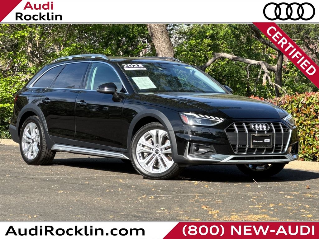 Brilliant Black 2023 Audi A4 Allroad quattro Premium 45 TFSI AWD Wagon All-Wheel Drive 7-Speed Automatic