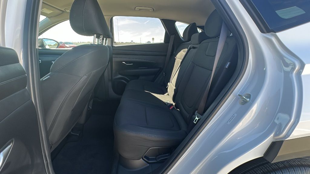 2025 Hyundai Tucson Hybrid Blue White at Baytown Hyundai