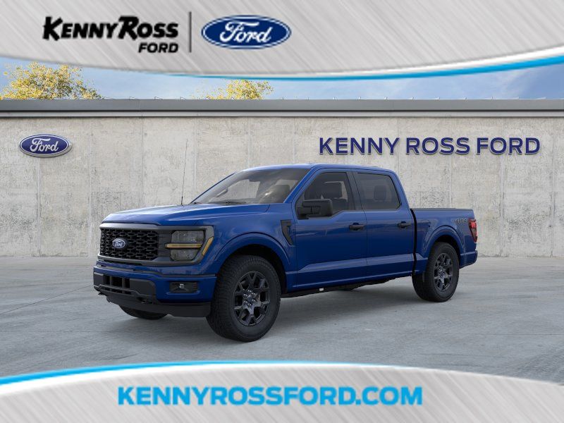 Blue Metallic 2026 Ford F-150 Pickup Truck Four-Wheel Drive Automatic