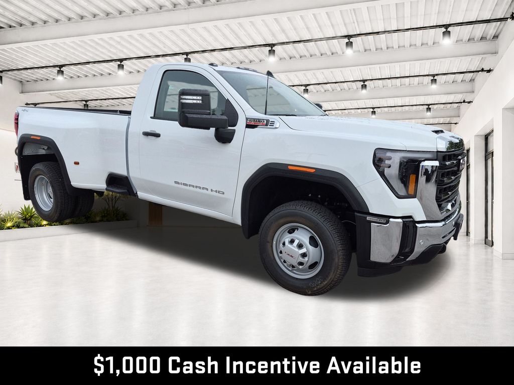 Summit White 2026 GMC Sierra 3500HD Pickup Truck Four-Wheel Drive Automatic
