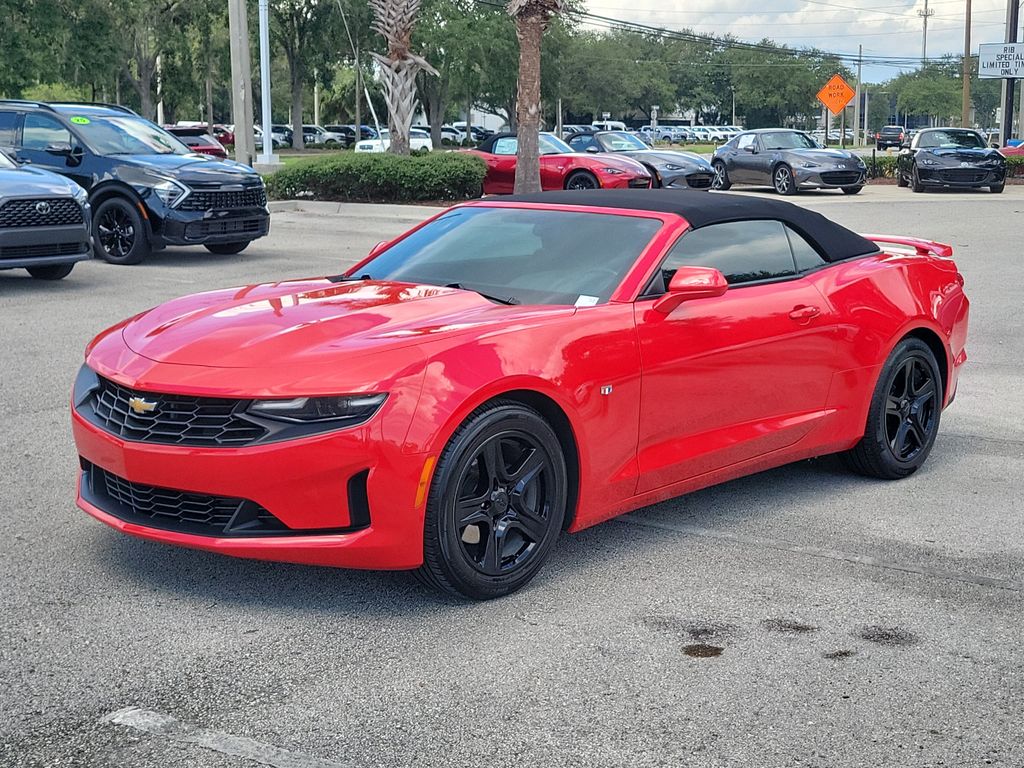 Red 2023 Chevrolet Camaro Convertible Rear-Wheel Drive 8-Speed Automatic
