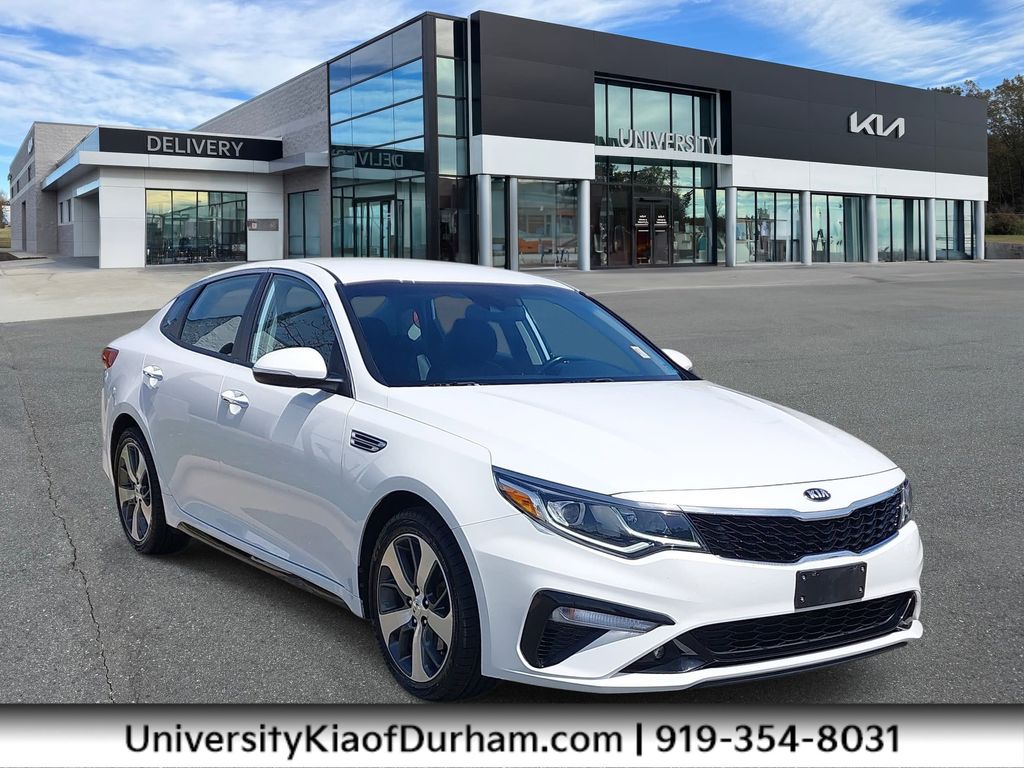 Snow White Pearl 2020 Kia Optima S FWD Sedan Front-Wheel Drive 6-Speed Automatic