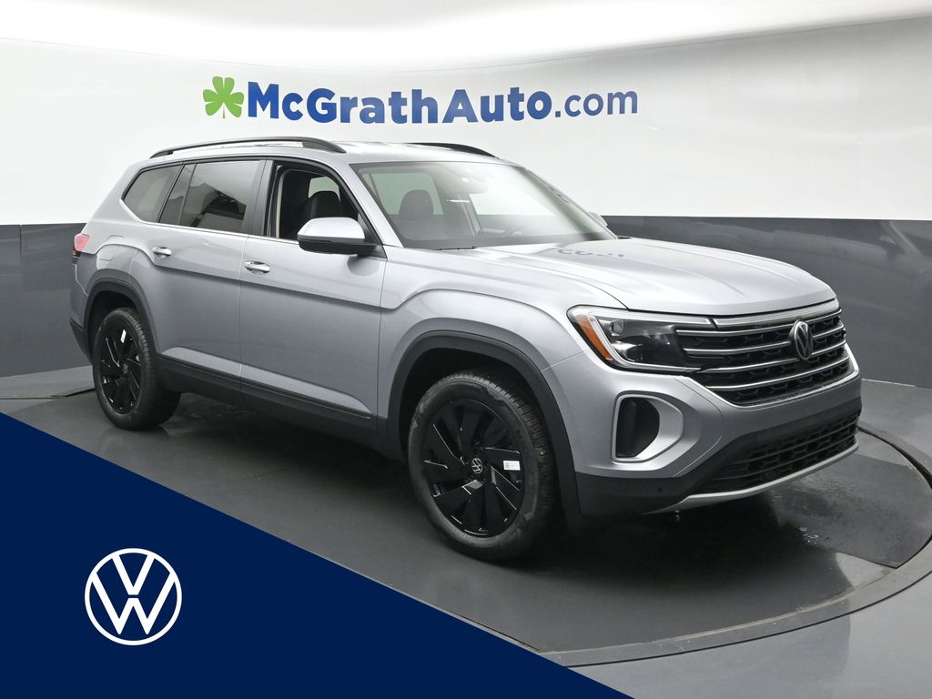 Silver Mist Metallic 2026 Volkswagen Atlas SE 4Motion with Technology SUV / Crossover All-Wheel Drive 8-Speed Automatic