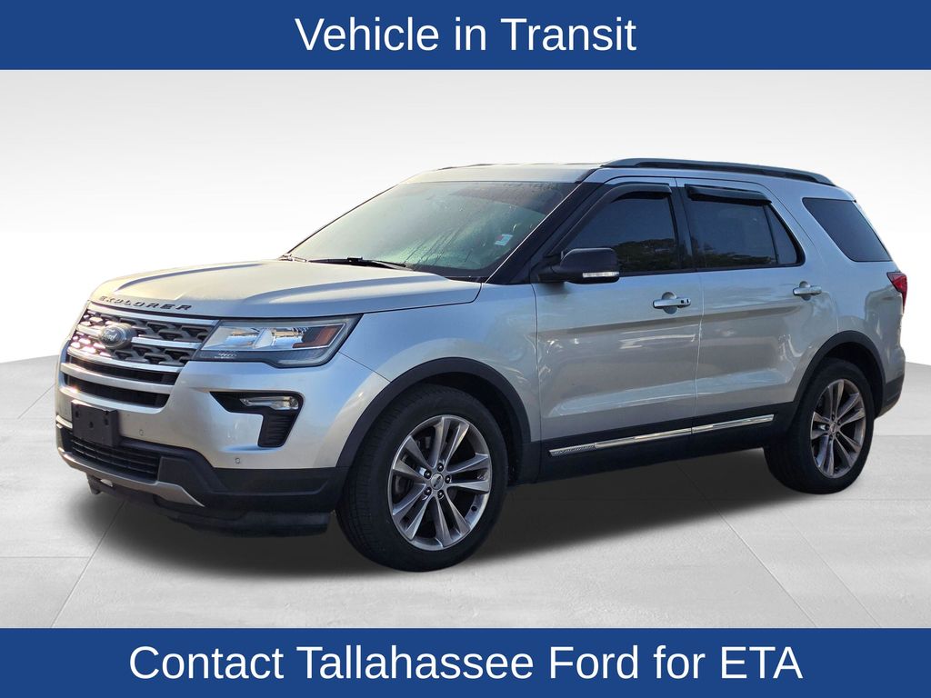 Ingot Silver Metallic 2018 Ford Explorer XLT SUV / Crossover Front-Wheel Drive 6-Speed Automatic