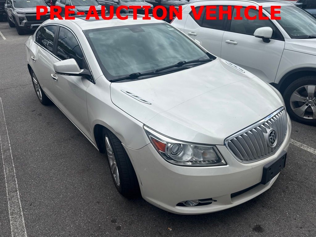 White Diamond Clearcoat 2012 Buick LaCrosse Sedan 6-Speed Automatic