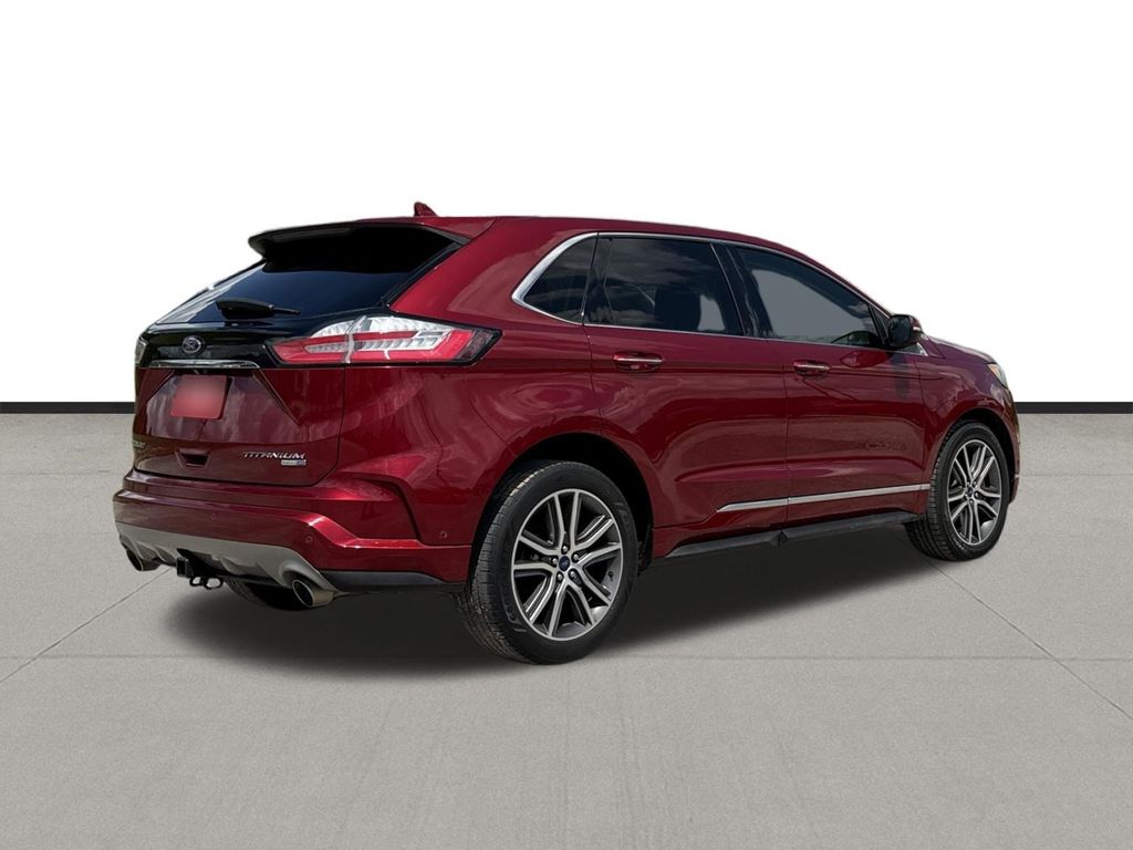 2019 Ford Edge Titanium Red at Community Kia