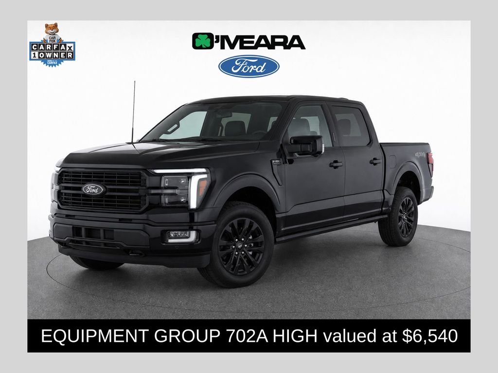 Black Metallic 2025 Ford F-150 Pickup Truck Four-Wheel Drive Automatic