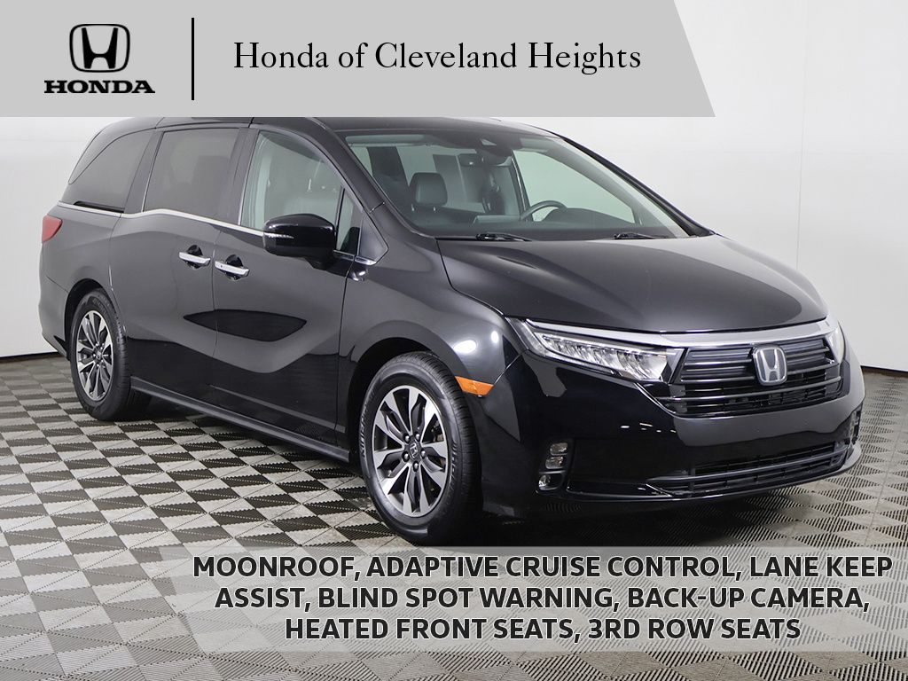 Crystal Black Pearl 2022 Honda Odyssey Minivan Front-Wheel Drive Automatic