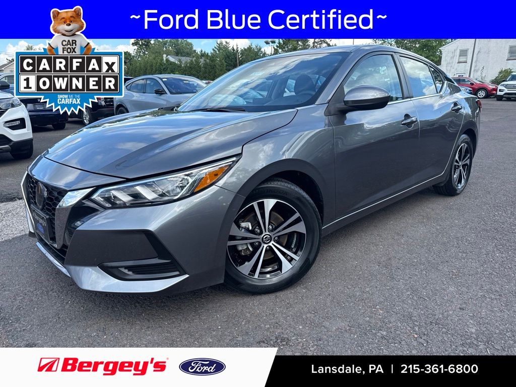 Gray (Gun Metallic) 2023 Nissan Sentra Sedan Front-Wheel Drive Continuously Variable Transmission