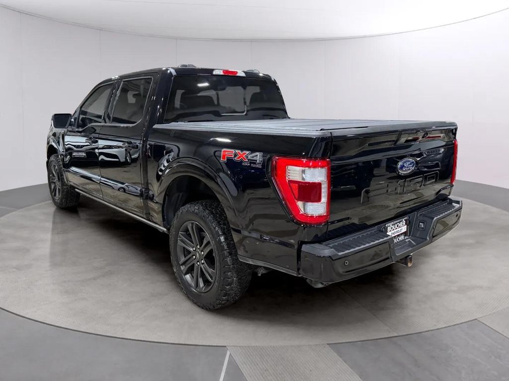 Used 2022 Agate Black Metallic Ford Lariat image 5