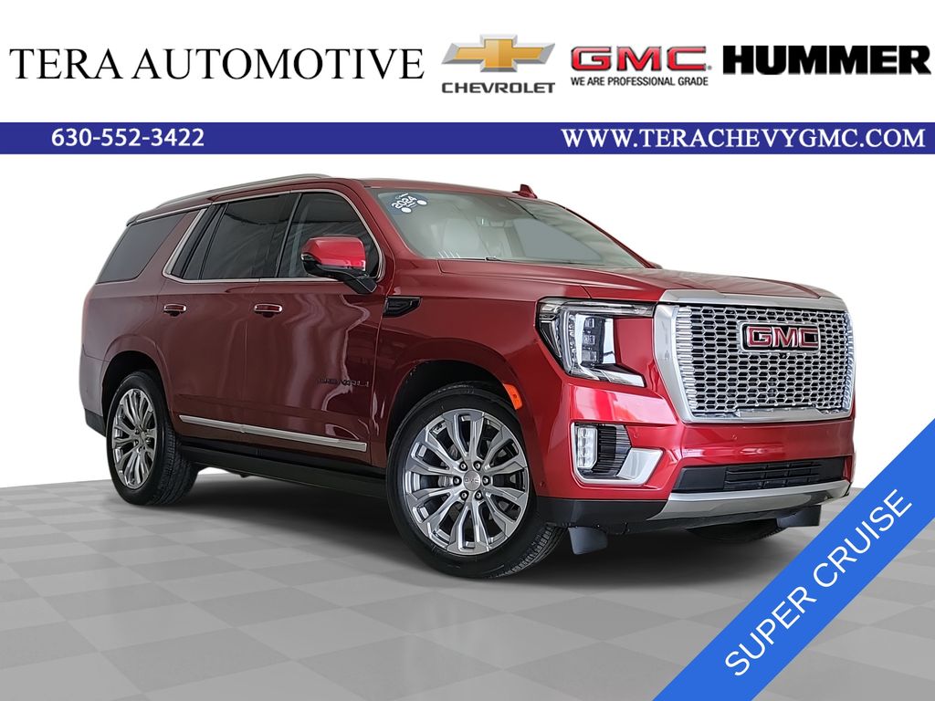 Volcanic Red 2024 GMC Yukon SUV / Crossover Four-Wheel Drive 