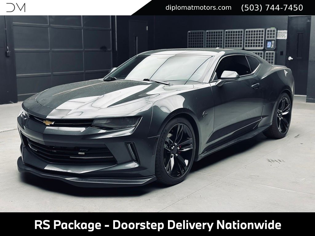 Nightfall Gray Metallic 2016 Chevrolet Camaro Coupe Rear-Wheel Drive 6-Speed Manual