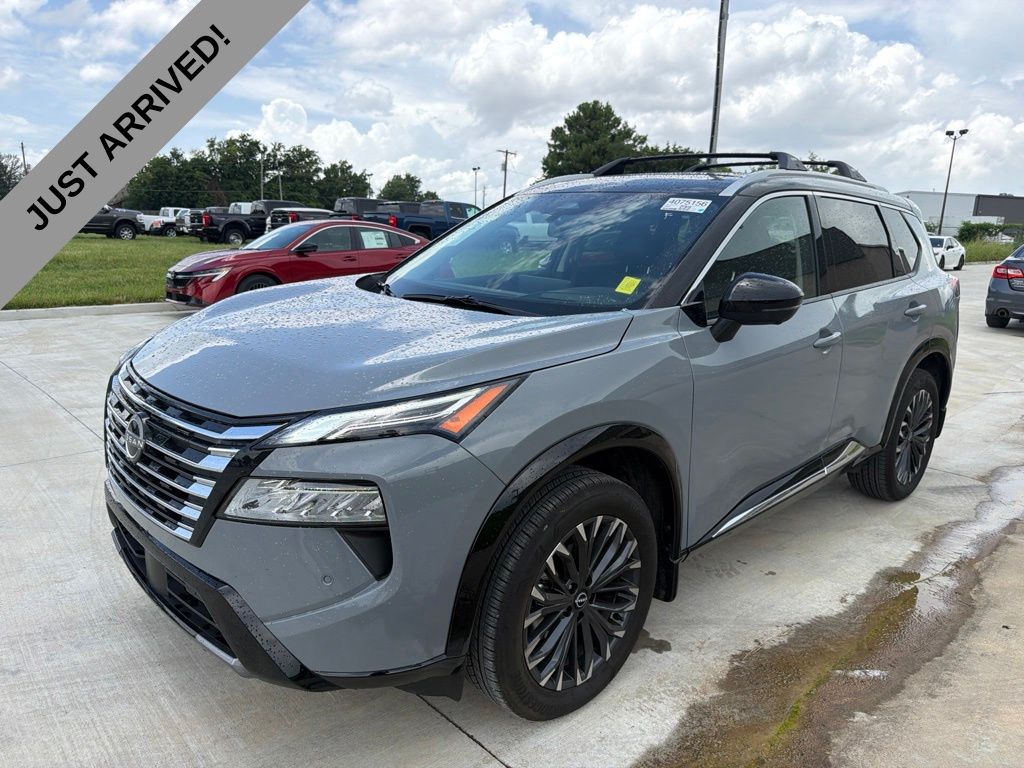 Boulder Gray/Super Black 2026 Nissan Rogue SUV / Crossover All-Wheel Drive Continuously Variable Transmission