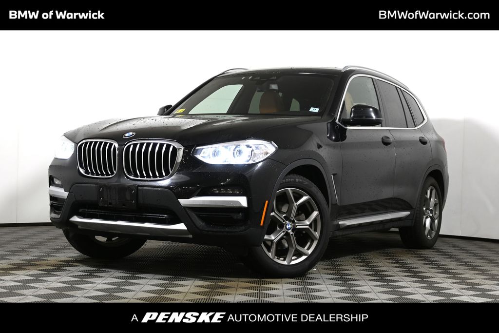 Black Sapphire Metallic 2020 BMW X3 xDrive30i AWD SUV / Crossover All-Wheel Drive 8-Speed Automatic