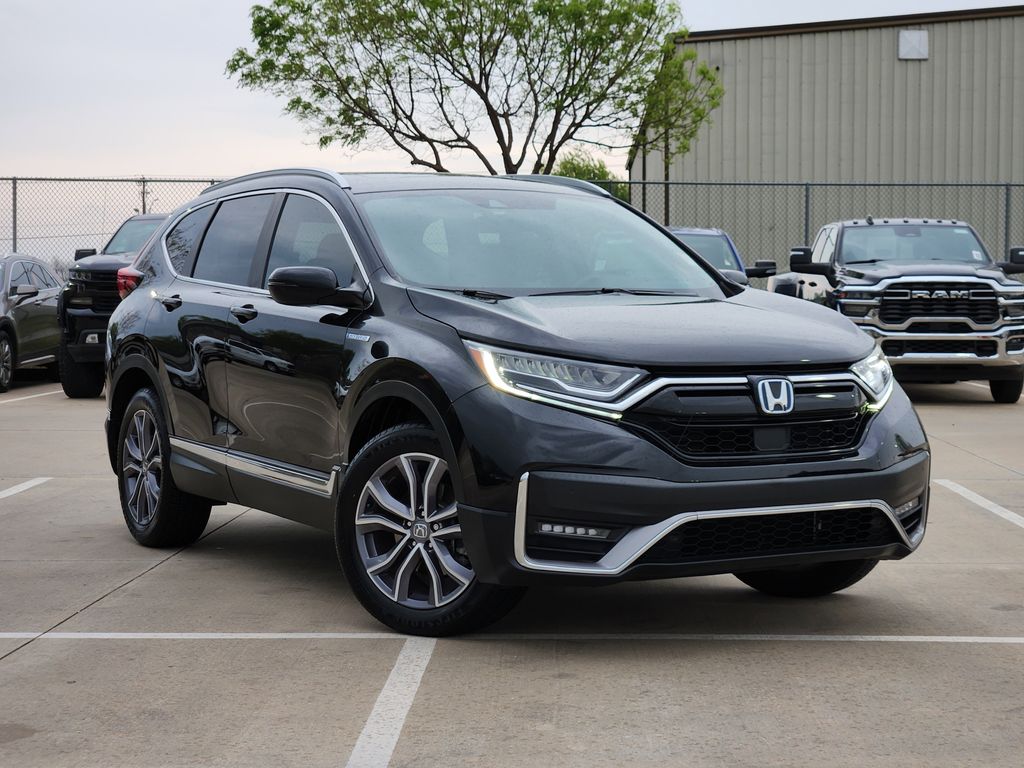 Black 2022 Honda CR-V Hybrid Touring AWD SUV / Crossover All-Wheel Drive Continuously Variable Transmission