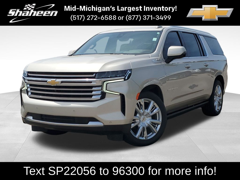 Brown (Empire Beige Metallic) 2021 Chevrolet Suburban SUV / Crossover Four-Wheel Drive