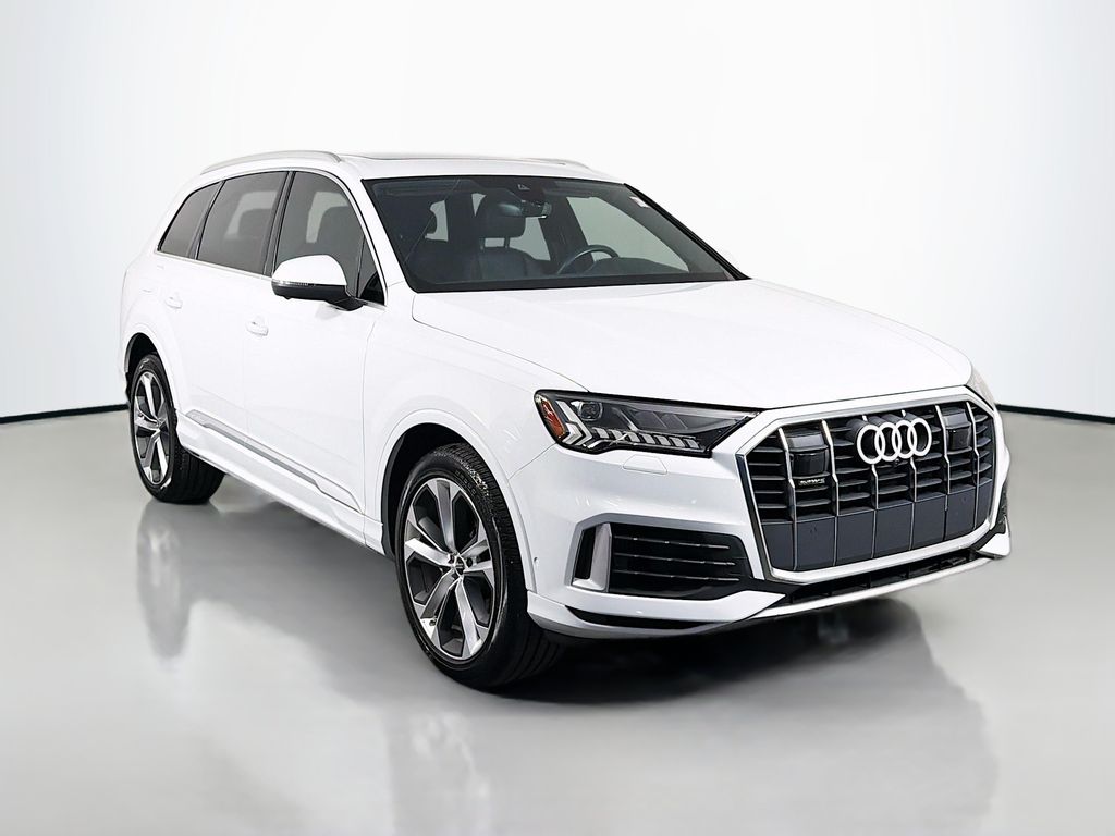 Glacier White 2023 Audi Q7 SUV / Crossover All-Wheel Drive 8-Speed Automatic
