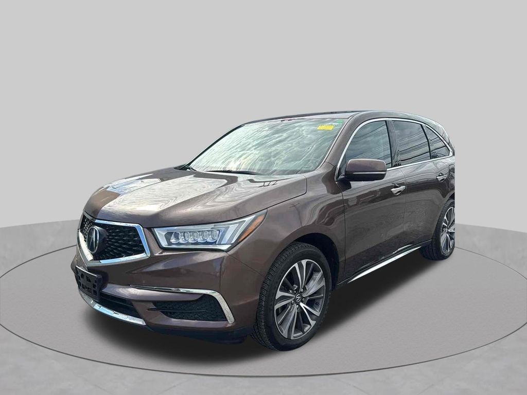 Brown 2019 Acura MDX SUV / Crossover All-Wheel Drive 9-Speed Automatic