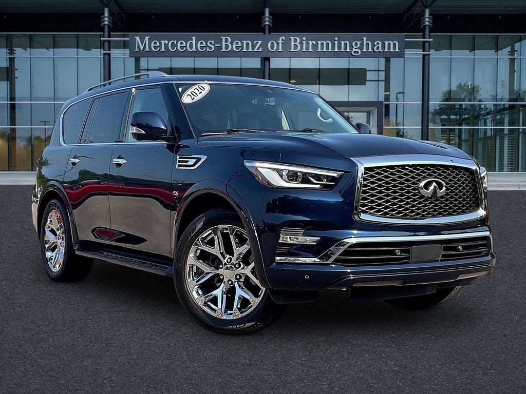 Hermosa Blue 2020 INFINITI QX80 SUV / Crossover Rear-Wheel Drive 7-Speed Automatic