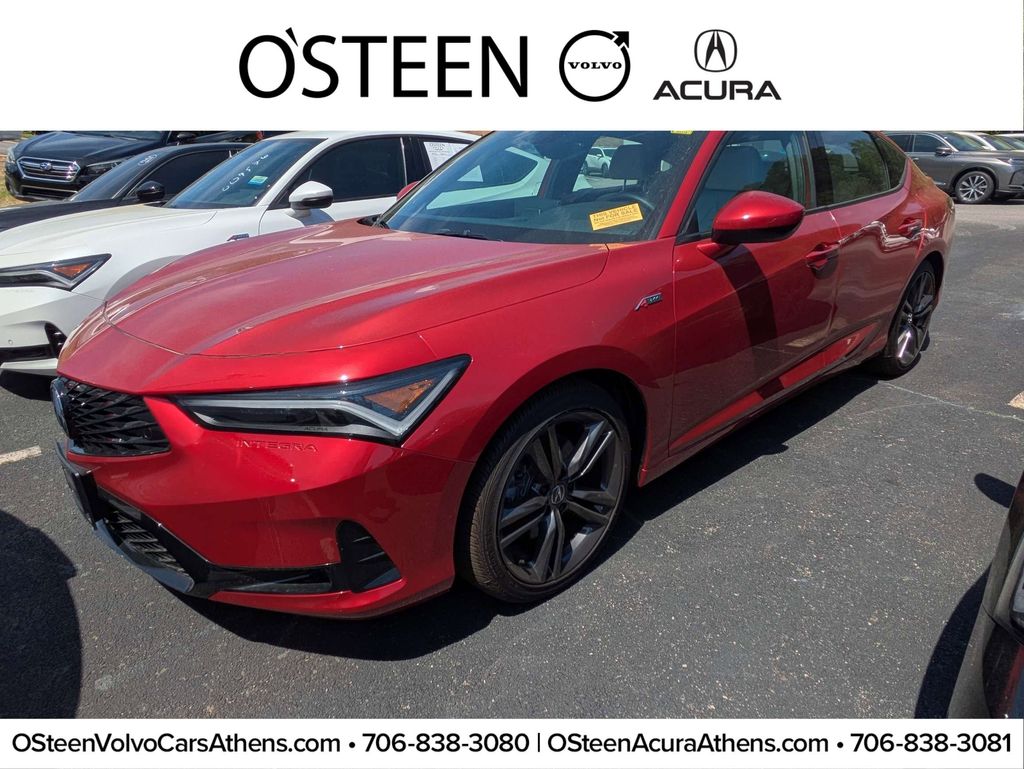 Red 2025 Acura Integra FWD with A-SPEC Package Sedan Front-Wheel Drive Continuously Variable Transmission
