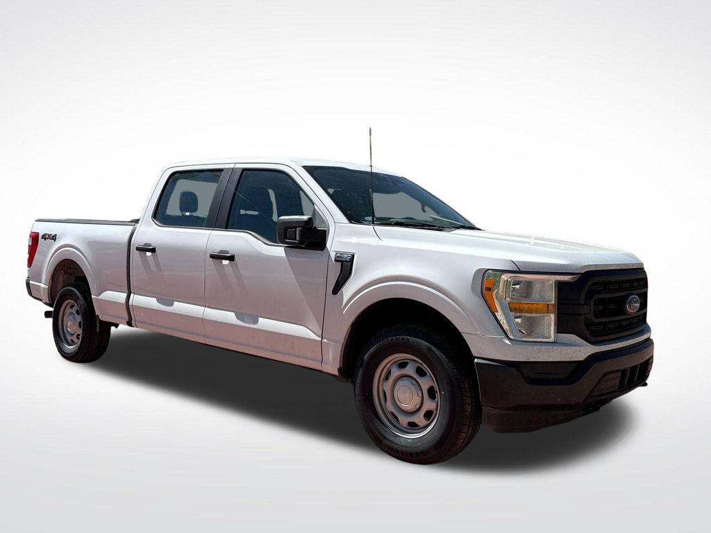 Oxford White 2021 Ford F-150 XL SuperCrew 4WD Pickup Truck Four-Wheel Drive Automatic