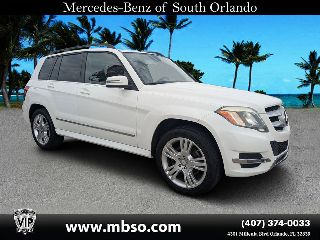 Polar White 2014 Mercedes-Benz GLK SUV / Crossover Rear-Wheel Drive 7-Speed Automatic