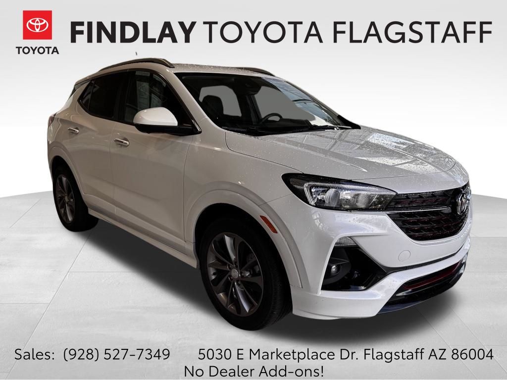 White Frost Tricoat 2021 Buick Encore GX SUV / Crossover Front-Wheel Drive Continuously Variable Transmission
