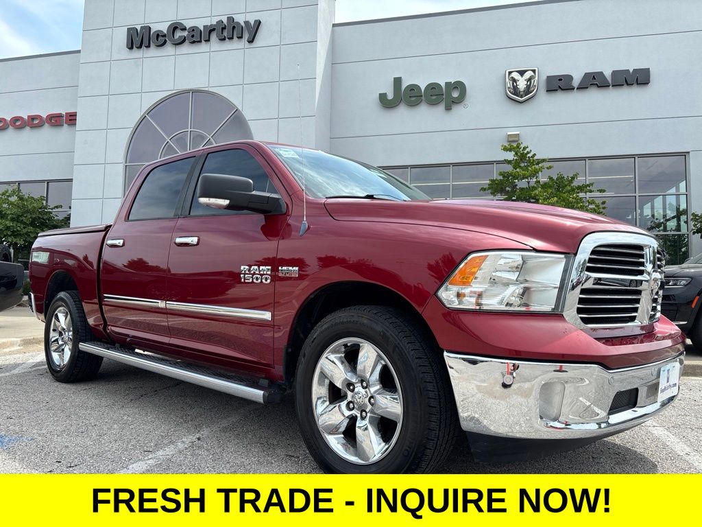 Deep Cherry Red Crystal 2014 RAM 1500 Pickup Truck Four-Wheel Drive 8-Speed Automatic