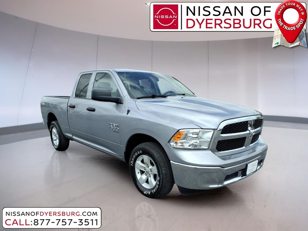 Billet Silver Metallic Clearcoat 2024 RAM 1500 Classic SLT Quad Cab 4WD Pickup Truck Four-Wheel Drive 8-Speed Automatic