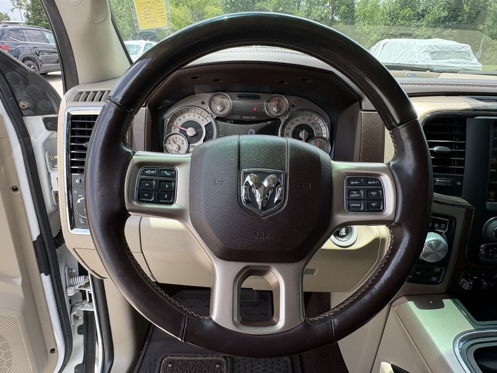 2016 Ram 1500 Laramie Longhorn White at DeMontrond Ford