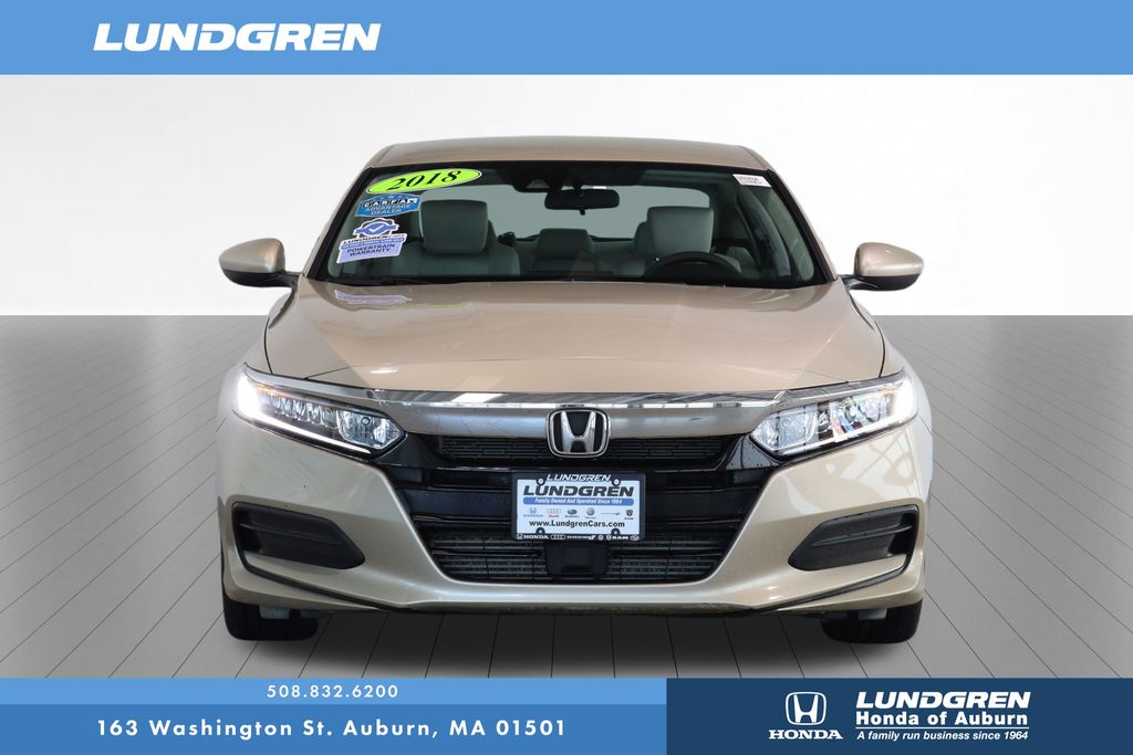 Used 2018 Honda Accord LX with VIN 1HGCV1F15JA157668 for sale in Auburn, MA