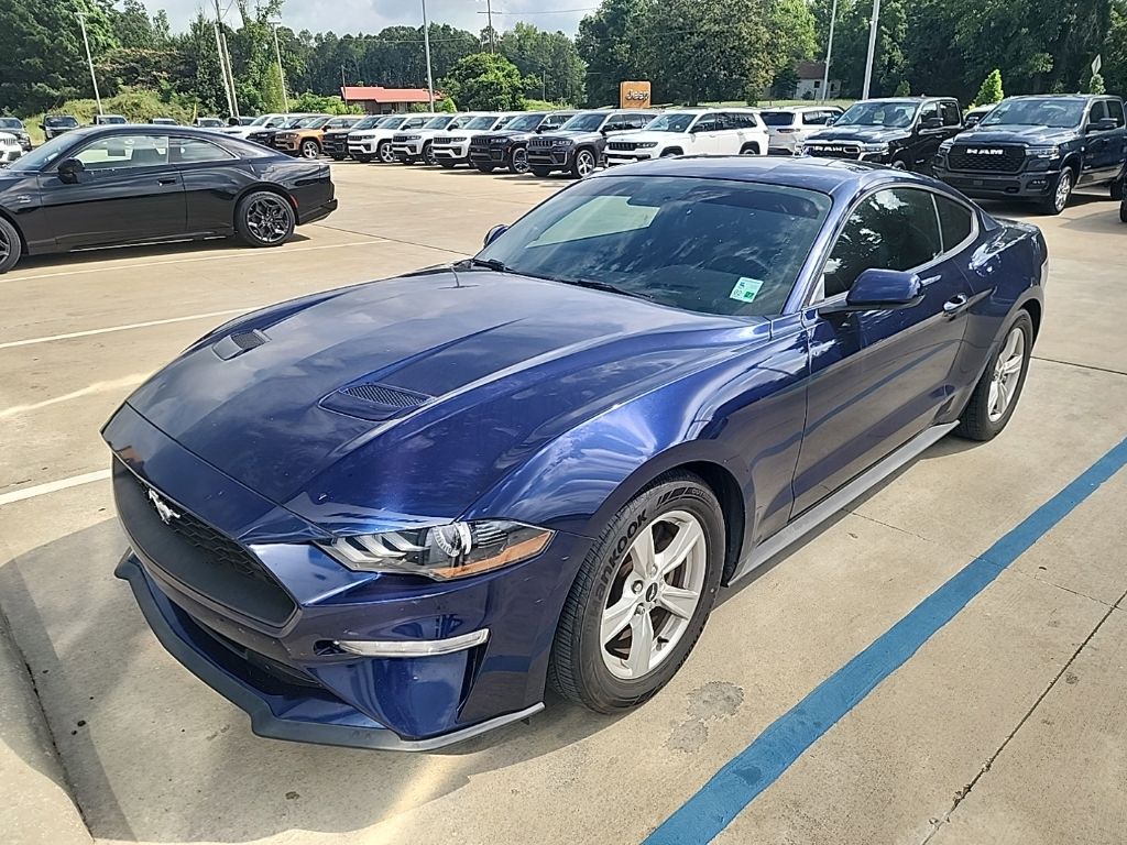 Kona Blue Metallic 2020 Ford Mustang Coupe Rear-Wheel Drive 6-Speed Manual