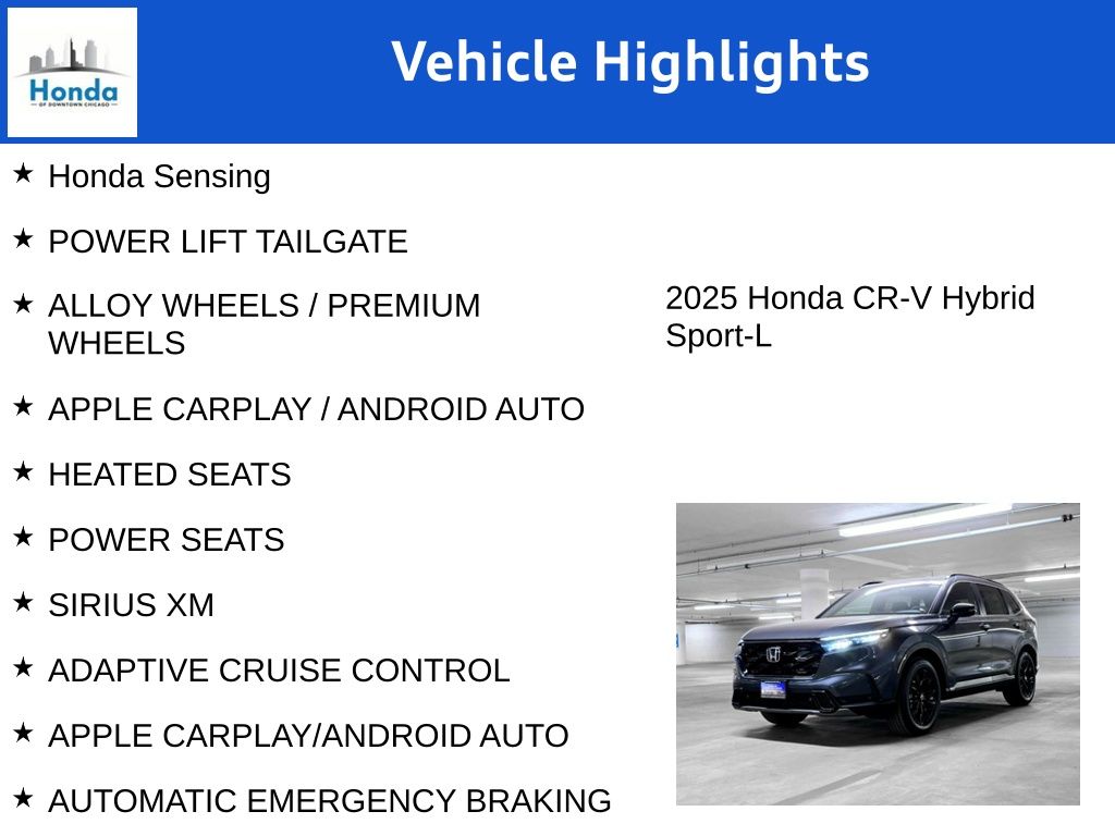 2025 Honda CR-V Hybrid Sport-L 7