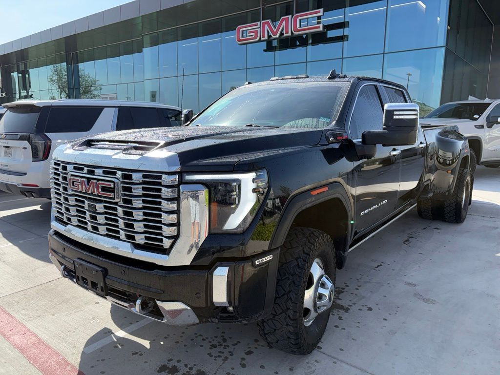 Onyx Black 2024 GMC Sierra 3500HD Pickup Truck Four-Wheel Drive Automatic