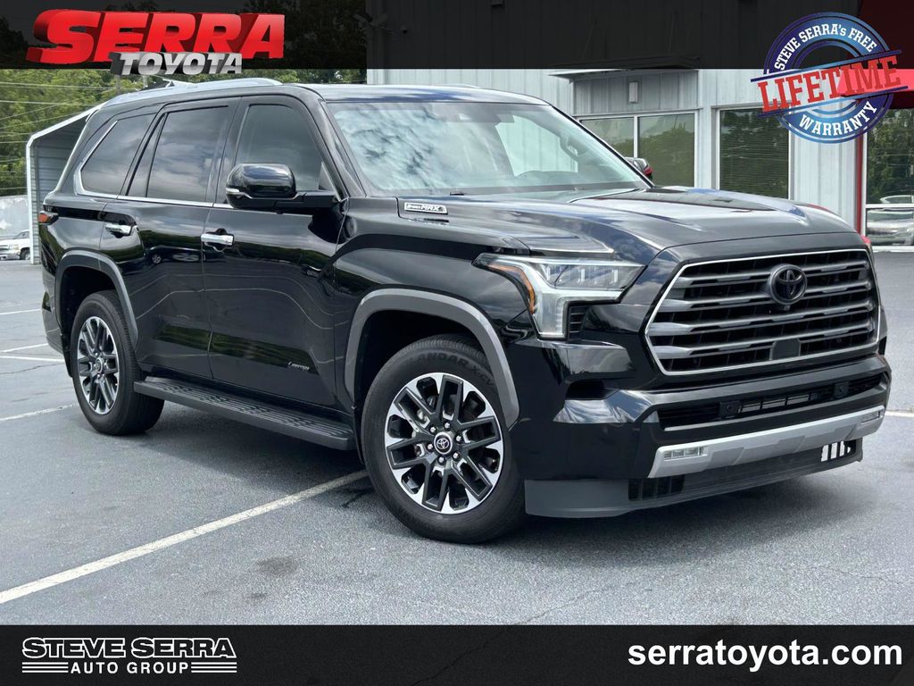 Midnight Black Metallic 2024 Toyota Sequoia SUV / Crossover Four-Wheel Drive Automatic