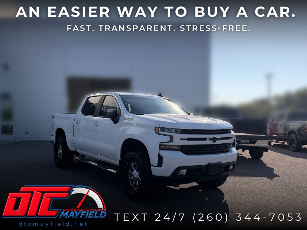 Summit White 2019 Chevrolet Silverado 1500 Pickup Truck Four-Wheel Drive 8-Speed Automatic