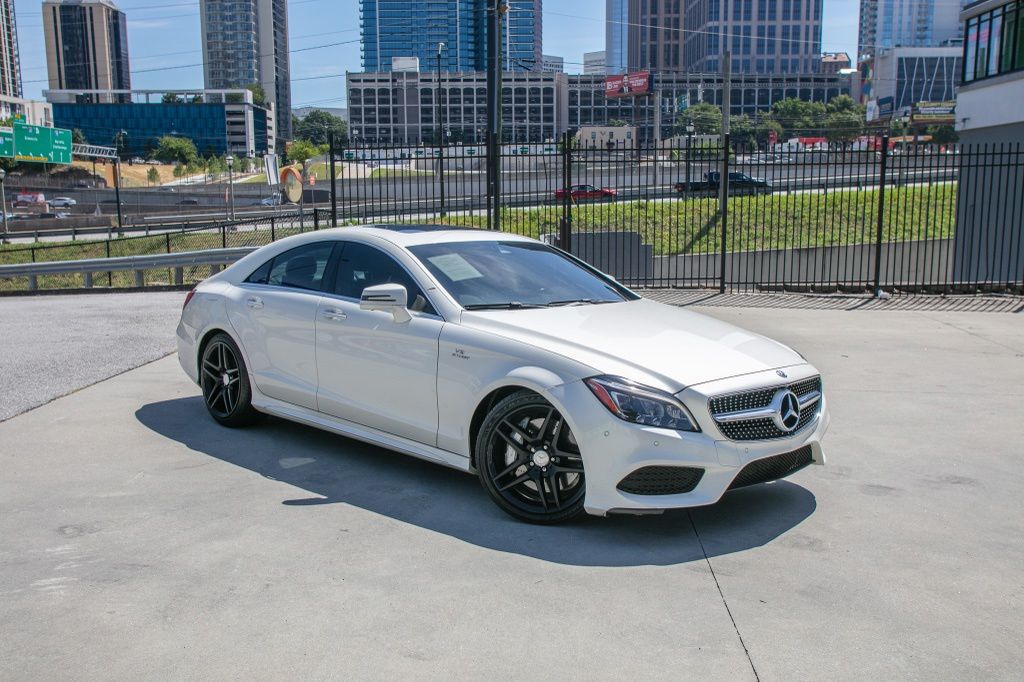 White 2018 Mercedes-Benz CLS Sedan Rear-Wheel Drive 9-Speed Automatic