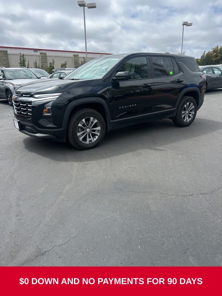 Black Metallic 2025 Chevrolet Equinox SUV / Crossover Four-Wheel Drive 8-Speed Automatic
