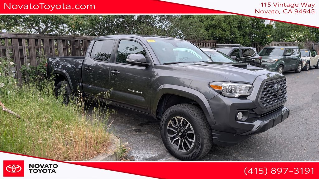 Magnetic Gray 2023 Toyota Tacoma TRD Sport Double Cab LB 4WD Pickup Truck Four-Wheel Drive 6-Speed Automatic